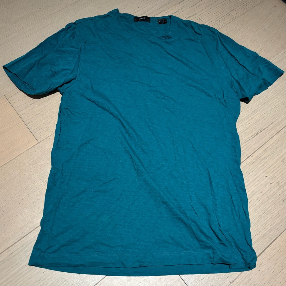 Theory Blue Short Sleeve Tee